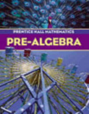 Pre-Algebra Fifth Edition Student Edition 2004c 0130686085 Book Cover