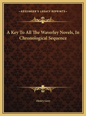 A Key To All The Waverley Novels, In Chronologi... 1169507255 Book Cover