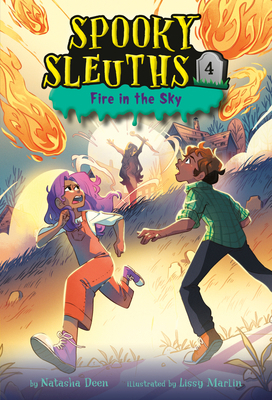 Spooky Sleuths #4: Fire in the Sky 0593488962 Book Cover