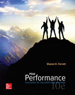 Peak Performance: Success in College and Beyond 1259702766 Book Cover