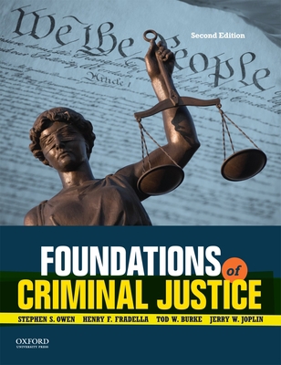 Foundations of Criminal Justice 0199374333 Book Cover