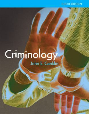 Criminology: 0205464408 Book Cover