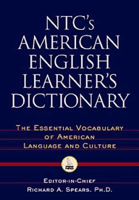 NTC's American English Learner's Dictionary 0844258598 Book Cover