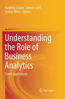 Understanding the Role of Business Analytics: S... 9811346143 Book Cover