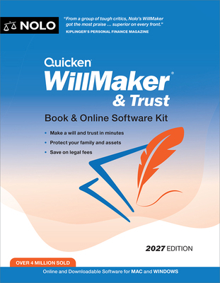 Quicken Willmaker & Trust: Book & Online Softwa... 141333377X Book Cover