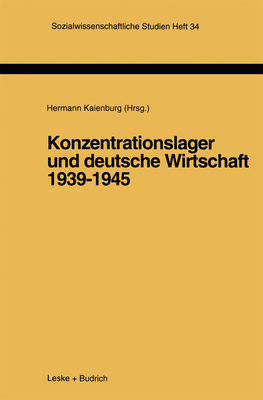 Konzentrationslager Und Deutsche Wirtschaft 193... [German] 3810016071 Book Cover