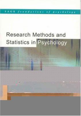 Research Methods and Statistics in Psychology 0761942939 Book Cover