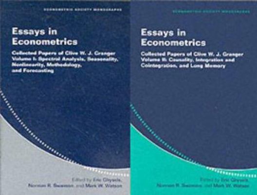 Essays in Econometrics 2 Volume Paperback Set: ... 0521796970 Book Cover