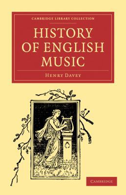 History of English Music 1108004059 Book Cover
