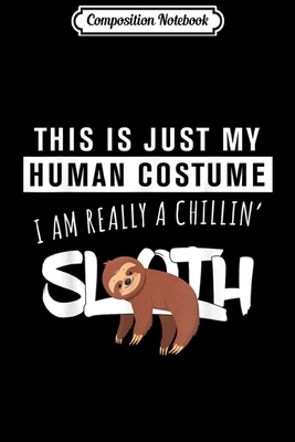 Composition Notebook: Halloween Funny Sloth Costume  Journal/Notebook Blank Lined Ruled 6x9 100 Pages