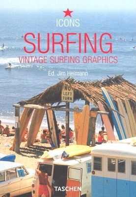 Surfing: Vintage Surfing Graphics 3822830070 Book Cover