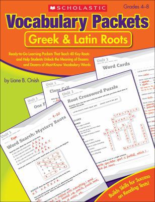 Vocabulary Packets - Greek and Latin Roots : Re... B00QFW7SPC Book Cover