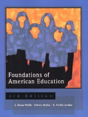 Foundations of American Education 0139238719 Book Cover