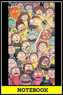 Rich and Morty notebook - best gift for Rich and Morty lovers: 6x9 inch, 120 pages, blank line, notepad, journal, Rich and Morty notebook, Rich and Morty office supplies