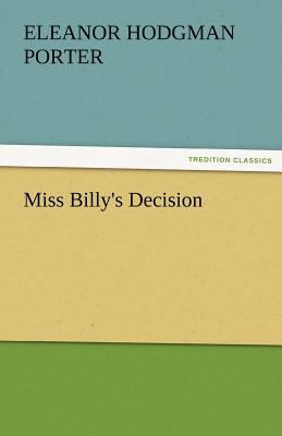 Miss Billy's Decision 3842426577 Book Cover