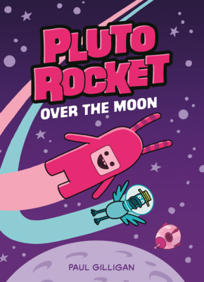 Pluto Rocket: Over the Moon B0GN5M3CTP Book Cover