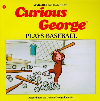 Curious George Plays Baseball 0395390354 Book Cover