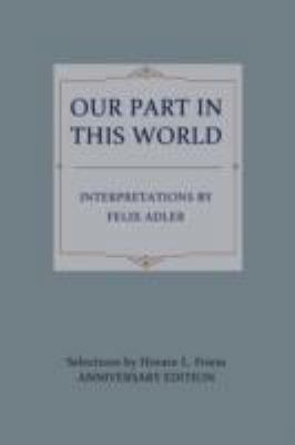 Our Part in This World 0595510310 Book Cover