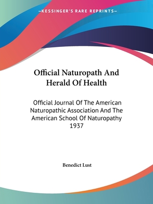 Official Naturopath And Herald Of Health: Offic... 1425495354 Book Cover