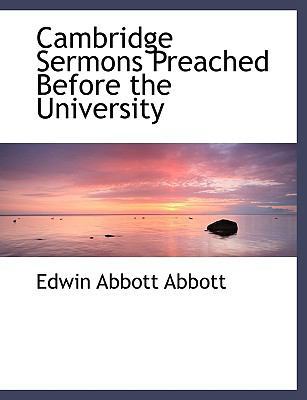 Cambridge Sermons Preached Before the University [Large Print] 0554474476 Book Cover