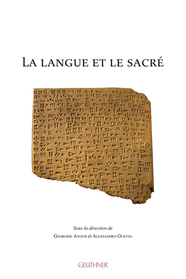La Langue Et Le Sacre [French] 270533971X Book Cover