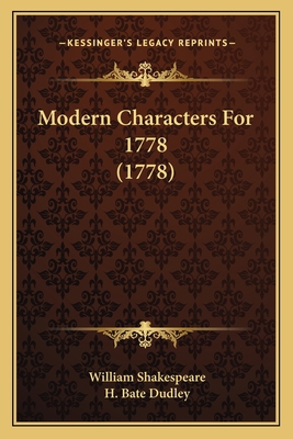 Modern Characters For 1778 (1778) 1164865536 Book Cover
