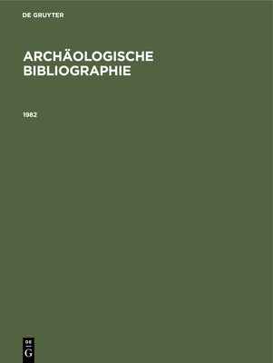1982 [German] 3112417070 Book Cover