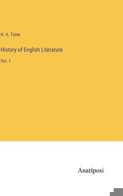 History of English Literature: Vol. 1 3382125633 Book Cover