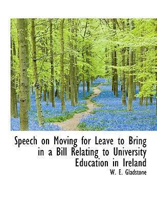 Speech on Moving for Leave to Bring in a Bill R... 1115122789 Book Cover