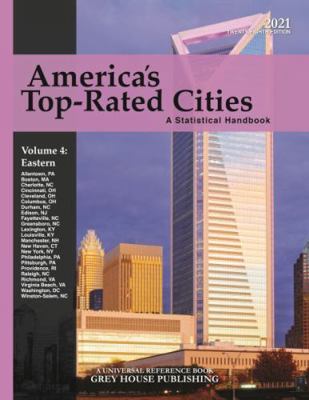 America's Top-Rated Cities, Vol. 4 East, 2021: 0 164265826X Book Cover