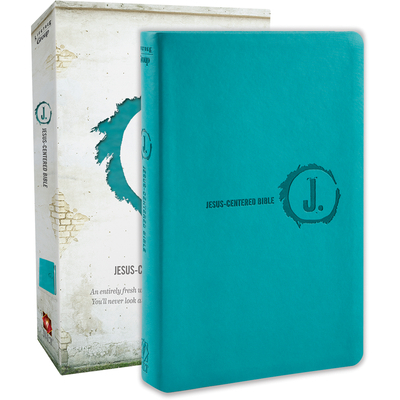 Jesus-Centered Bible Nlt, Turquoise 1470744848 Book Cover