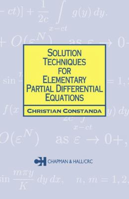Solution Techniques for Elementary Partial Diff... 1584882573 Book Cover