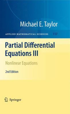 Partial Differential Equations III: Nonlinear E... 146142741X Book Cover