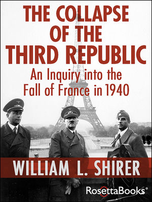 The Collapse of the Third Republic: An Inquiry ... 0795300336 Book Cover