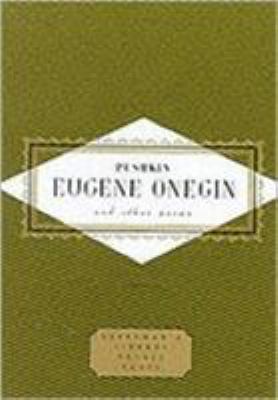 Pushkin Eugene Onegin And Other Poems (Everyman... B007YTEXJ4 Book Cover