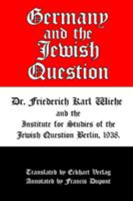 Paperback Germany and the Jewish Question Book