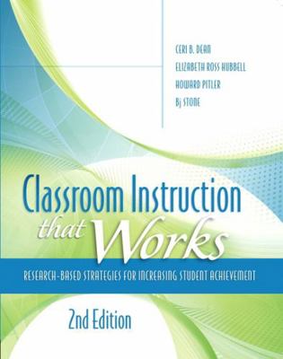 Classroom Instruction That Works: Research-Base... 0133366723 Book Cover