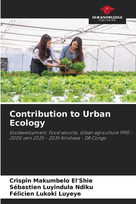 Contribution to Urban Ecology 6208101700 Book Cover