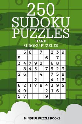 250 Sudoku Puzzles: Hard Sudoku Puzzles 1727193075 Book Cover