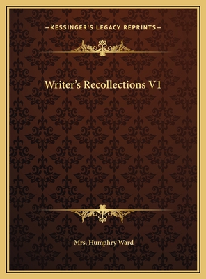 Writer's Recollections V1 1169689507 Book Cover