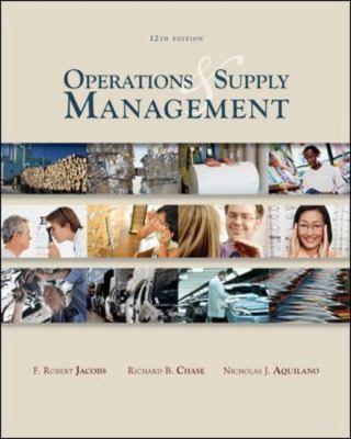 Operations and Supply Management [With CDROM] B007CE0UQ6 Book Cover