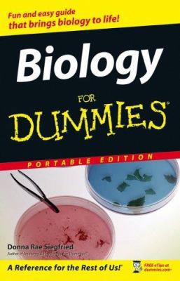 Biology for Dummies 0470056630 Book Cover