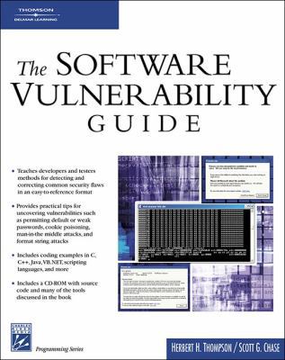 Software Vulnerability Guide 1584503580 Book Cover