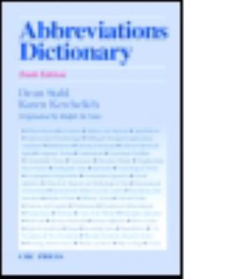 Abbreviations Dictionary 0849390036 Book Cover