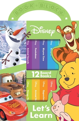 Disney: Let's Learn 12 Board Books 1503736016 Book Cover