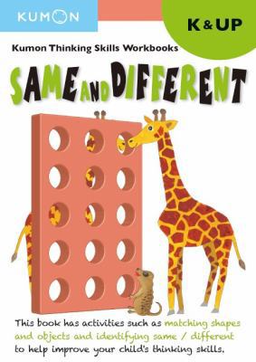 Kumon Thinking Skills Workbooks K: Same and Dif... 194108253X Book Cover