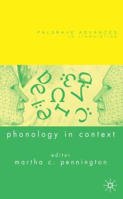 Phonology in Context 140393536X Book Cover