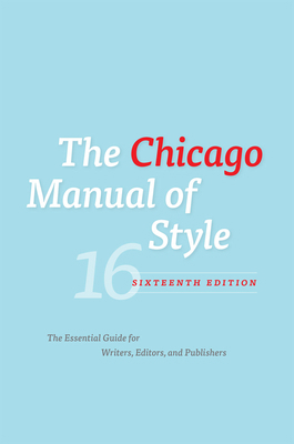 The Chicago Manual of Style 0226104206 Book Cover