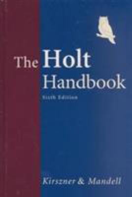 The Holt Handbook 0155066005 Book Cover
