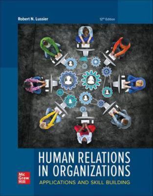Human Relations in Organizations: Applications ... 1260682986 Book Cover